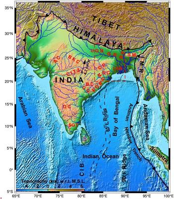 Crustal Configuration and Seismic Stability of the Eastern Indian Shield and Adjoining Regions: Insights for Incidents of Great Earthquakes in the Nepal-Bihar-Sikkim Himalaya